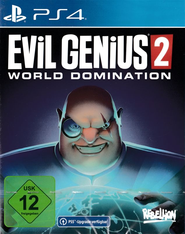 Evil Genius 2 World Domination box art for Playstation 4